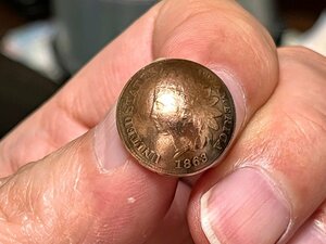 1859～1910年 アメリカ インディアンヘッド 1セント コイン コンチョ 1枚 カントリーウエスタン ネイティブアメリカンジュエリー