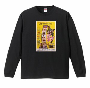 オールディーズ ロングTシャツ リブ付 103 黒 (S/M/L/XL) ロンT 長袖 ロカビリー チャックベリー フラミンゴス