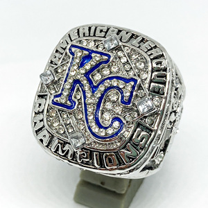 チャンピオンリング 2014年 カンザスシティ・ロイヤルズ 22号 MLB メジャーリーグ アメリカンリーグ ベースボール 野球 Kansas City Royals