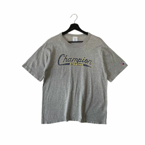 Champion チャンピオン ロゴ tシャツ グレー アメカジ Mサイズ