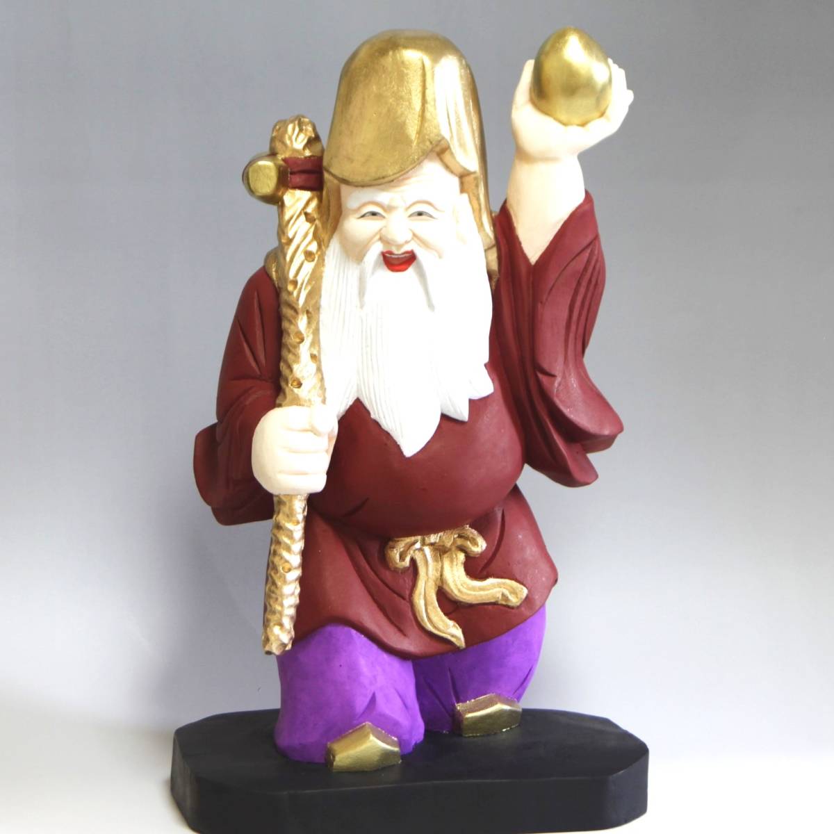 2023年最新】Yahoo!オークション -木彫 寿老人(美術品)の中古品・新品
