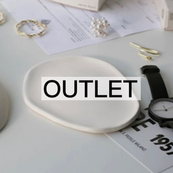OUTLET&お得 新品 韓国 トレイ アクセサリートレー ホワイト ウェーブ