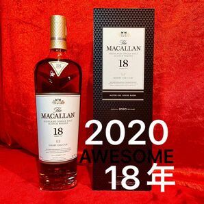 2020 マッカラン　18年　シェリー　カスク　MACALLAN シェリーオーク　 箱付き ザ・マッカラン　ウィスキー　ウイスキー