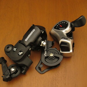 Shimano RD-FT35-A 7/6S & Shimano SL-TX50-7R 新車外し