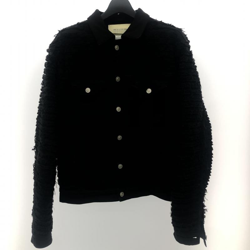 中古】1017 ALYX 9SM Blackmeans ダメージデニムジャケット ブラック