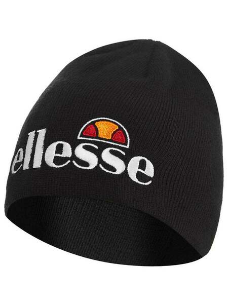 【日本未展開 ellesse （エレッセ） ニットキャップ (黒)