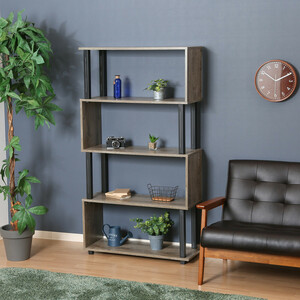 S character storage rack shelf 4 step [ new goods ][ free shipping ( Hokkaido Okinawa remote island postage separately )]