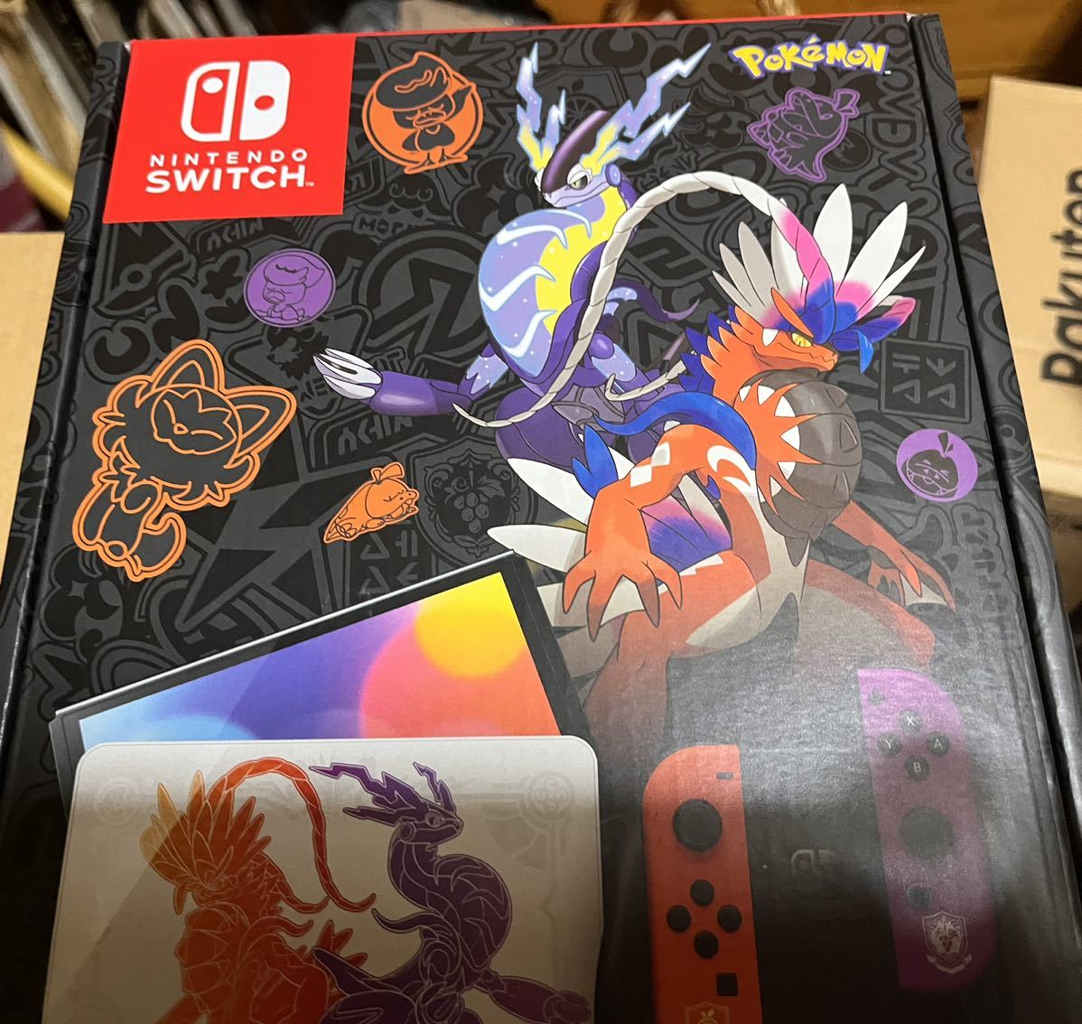 任天堂 Nintendo Switch(有機ELモデル) スカーレット・バイオレット