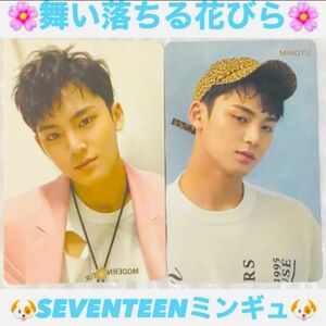 【公式】ミンギュ トレカ 舞い落ちる花びら 通常盤 HMV seventeen セブチ