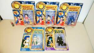 TEZUKA OSAMU ACTION FIGURE COLLECTION / hand .. insect action * figure * collection all 5 kind (Astro boy*etc.) not for sale * unopened goods 