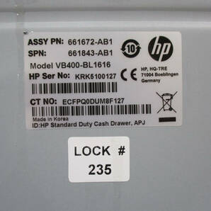 HP Standard Cash Drawer VB400-BL1616 外箱あり管理番号E-1203の画像10