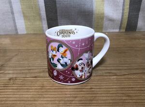 ディズニー★マグカップ★陶器★HARBORSIDE CHRISTMAS 2009★約W9.5×H7×D7cm