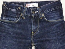 即決★リーバイス511★W28 スリムストレート ジーンズ Levis メンズ ジップポケット ローライズ スキニー シンチバック デニム ジーパン_画像4