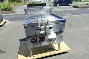 18年　LPガス　マルゼン　ガス式　自動餃子焼き機　MGZS-077B　100V　ギョウザ焼きグリラー　業務用　厨房　　餃子グリラー　ガスグリラー