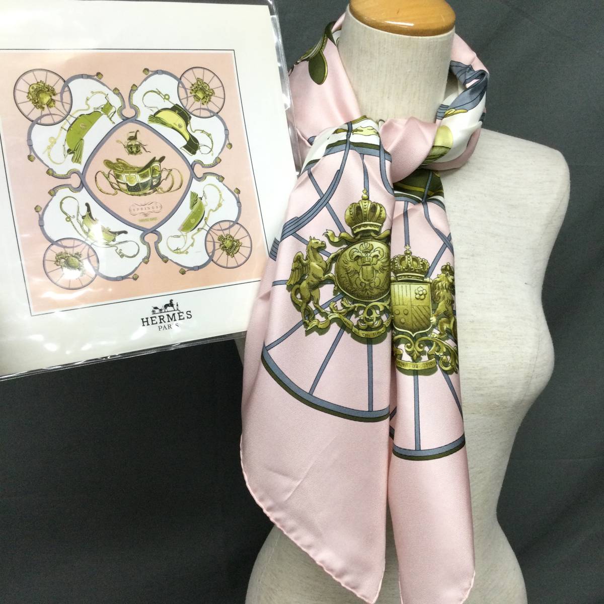 最も信頼できる 未使用品 カレ90 シルクスカーフ エルメス バンダナ