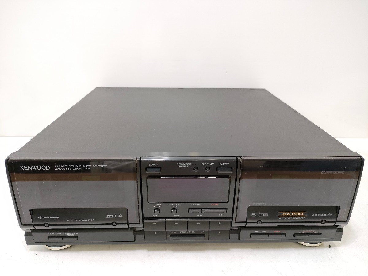 管理1139 KENWOOD ケンウッド X-9i ステレオカセットデッキ 未チェック