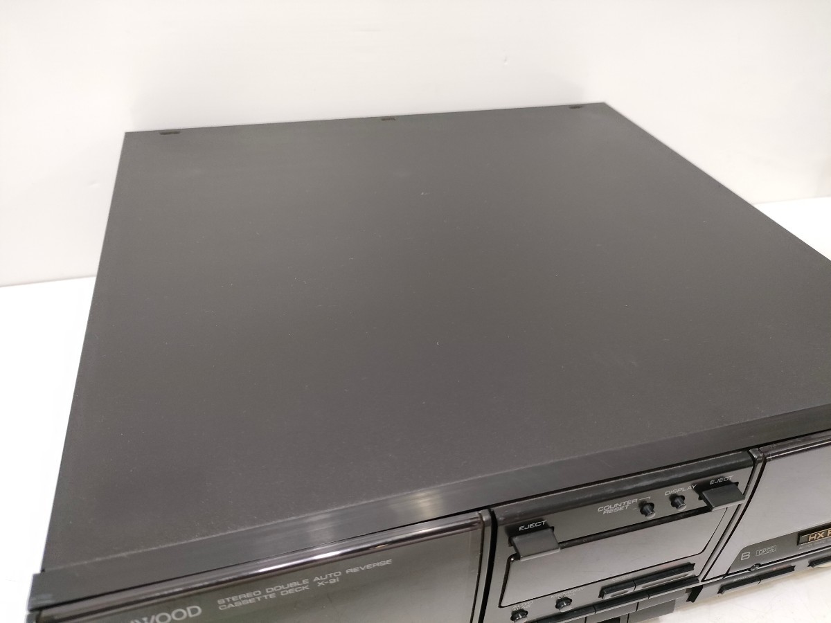 管理1139 KENWOOD ケンウッド X-9i ステレオカセットデッキ 未チェック