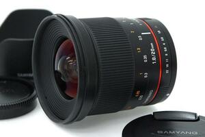 極美品｜サムヤン 20mm F1.8 ED AS UMC ソニーAマウント用 γH1960-2R2A