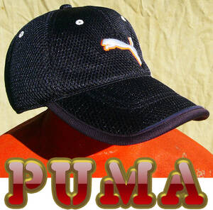 即決■PUMA■ネイビーユーモアアーバンシーcap■■古着