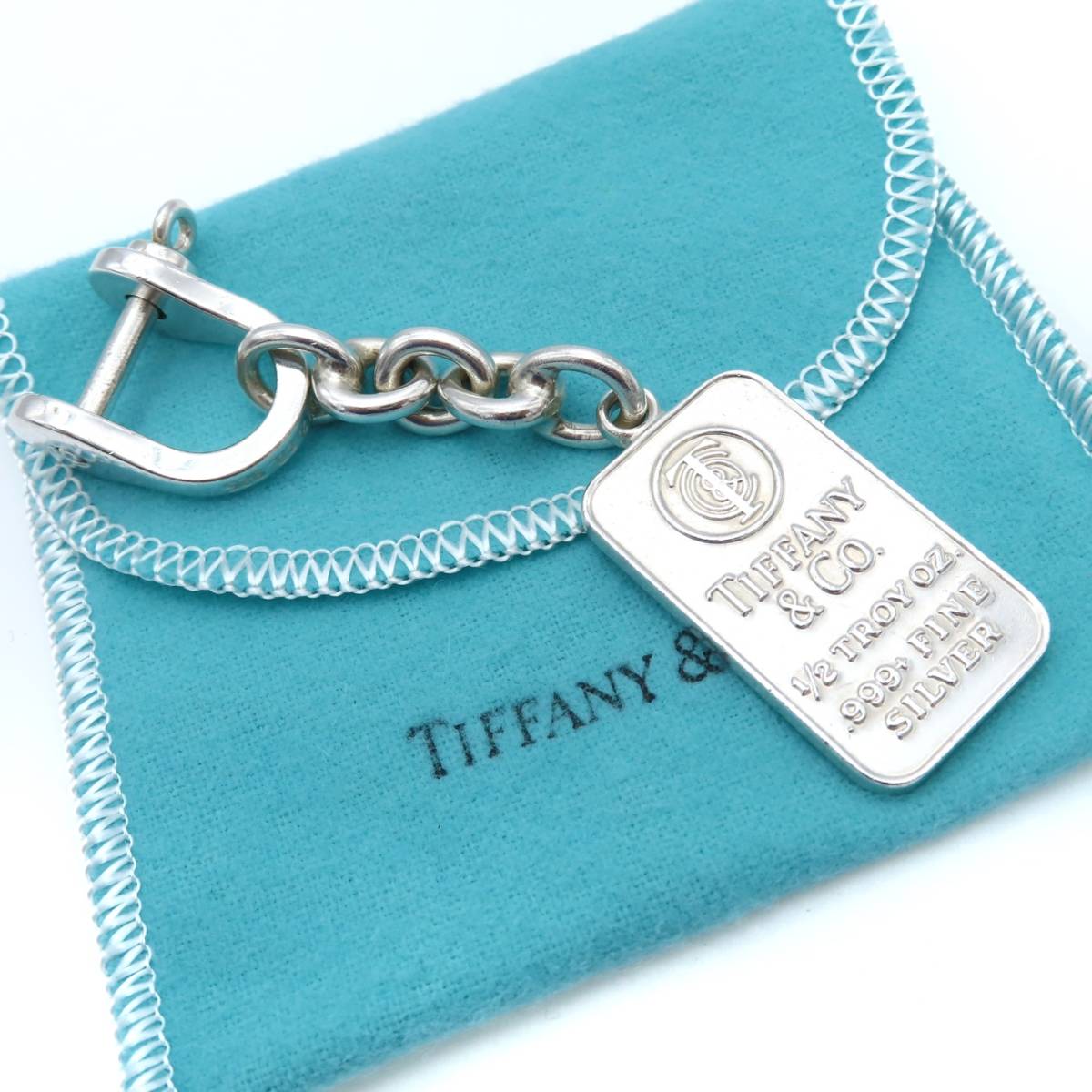 1円〜 Tiffany & Co. ティファニー キーリング キーホルダー 925