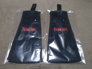 SUNLINE(サンライン)フィッシングタオル TO-105 ブラック×レッド 2枚 新品