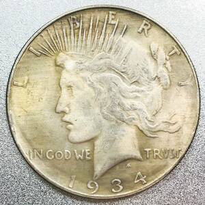 ピースダラー 1ドル銀貨 1934年　レプリカコイン　#LP