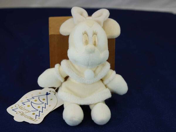 ディズニー ぬいぐるみ(小型) ホワイトミニー(Xmas衣装) レアもの コレクターズアイテム 迅速発送 きれいな美品