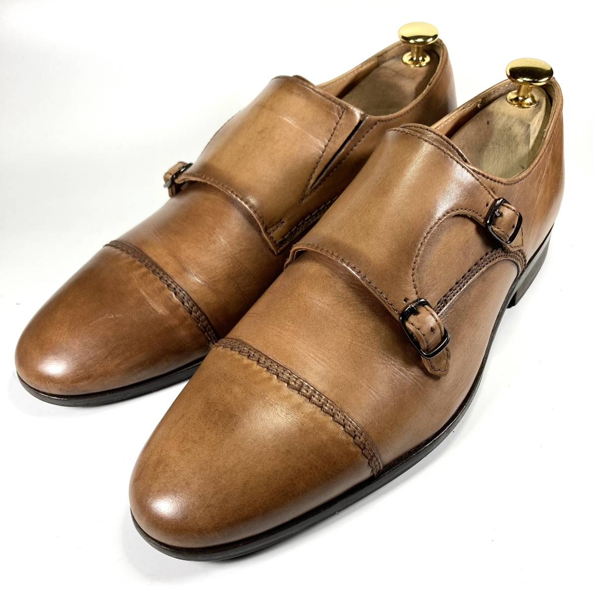 KENNETH FIELD ケネスフィールド イギリス製 DOUBLE MONK STRAP SHOE