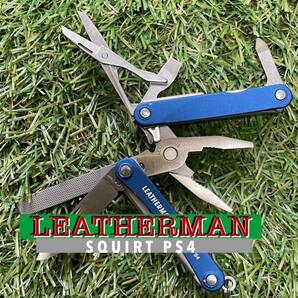 LEATHERMAN SQUIRT PS4 Blue レザーマン スクォート マルチツール マルチプライヤー の画像1