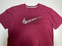 ☆ビッグサイズ US古着 NIKE ナイキ Tシャツ プリント エンジ赤系【XL】コットン　　　　　　◆3761◆_画像7