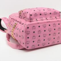 【中古美品 全国送料無料】MCM バックパック スタッズ リュック_画像3