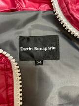 未使用☆[Dartin Bonaparto] 定価81,900 スワロジップ ライトダウンベスト 54 ピンク 日本製 メンズ ダルタンボナパルト_画像3