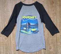 80s Journey tee XLサイズ 1986年ツアーTシャツ ジャーニー Raised On Radio ワールドツアー ラグラン ヴィンテージ コピーライト 祝来日 _画像1