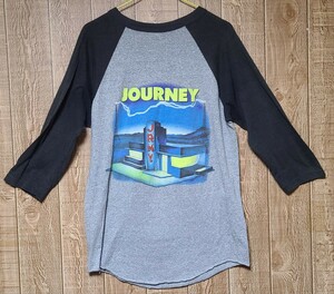 80s Journey tee XL размер 1986 год Tour футболка Journey Raised On Radio world Tour la gran Vintage копирование свет праздник . день 