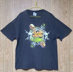 90s Slayer Megadeth Anthrax ツアーTシャツ ビッグサイズ 【XL】1991年 Clash Of The Titans tour tee シングルステッチ スレイヤー