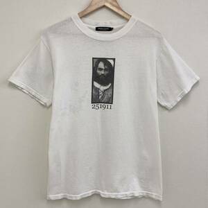 初期 UNDERCOVER チャールズマンソン パロディー フォト 251911 Tシャツ ホワイト Mサイズ アンダーカバー 半袖 Tee archive VINTAGE 888