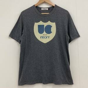 UNDERCOVER 08SS エンブレム ロゴ Tシャツ グレー 3サイズ アンダーカバー 半袖 カットソー Tee archive 1056