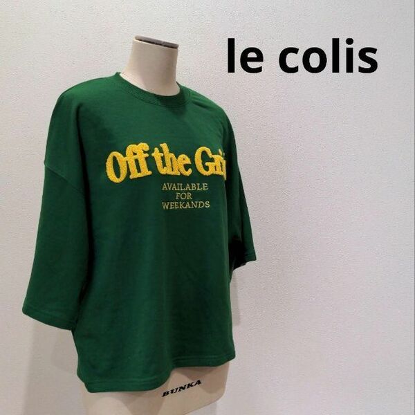 ルコリ le colis スウェット ビッグシルエット Ｔシャツ レディース