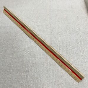 三角スケール プラスチック 副尺付き UCHIDA 30cm