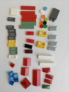 LEGO　レゴパーツ　タイル　パネル　スロープ　合計53個