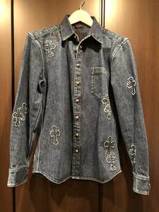  Chrome Hearts Roo z end Cross patch Denim жакет 