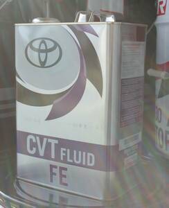 ☆ TOYOTA 純正　ＣＶＴフルード　ＦE. ４Ｌ缶！