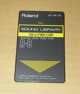 ★Roland SOUND LIBRARY SN-R8-08 DRY★OK!!★MADE in JAPAN★