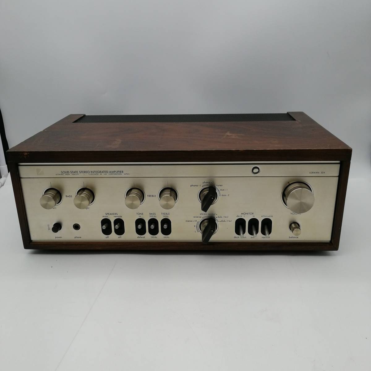ヤフオク! -「luxman l-504」(アンプ) (オーディオ機器)の落札相場