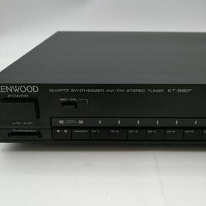 h3906 KENWOOD ケンウッド AM/FM ステレオチューナー KT-880F STEREO TUNER ジャンク 現状品 中古 オーディオ機器 動作未確認 通電確認済みの画像2