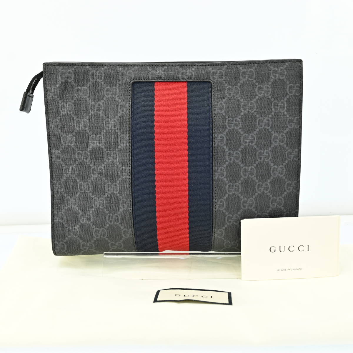 2023年最新】ヤフオク! -gucci グッチ ggスプリーム クラッチバッグの