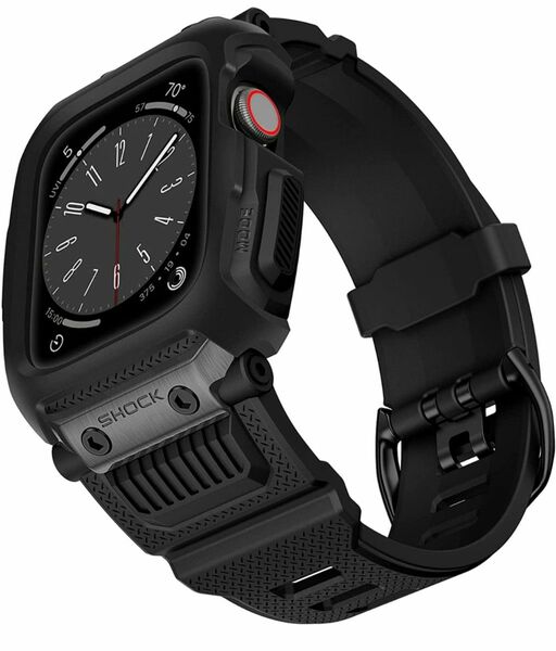 コンパチブル Apple Watch バンド45mm44mm42mmケース付き