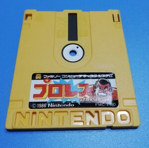 ファミリーコンピュータディスクカード　A面:プロレス B面:麻雀。送料120円