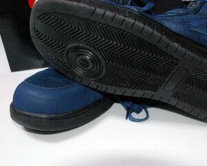 安全靴/ウォークプロテクティブスニーカー/ミッドカット作業靴/合成樹脂先芯付き作業靴/ネイビーカラー/26cm/新品未使用