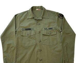 70s USARMY UTILITY SHIRTS OG-107 ユーティリティー シャツ 米軍 ARMY ビンテージ ミリタリー